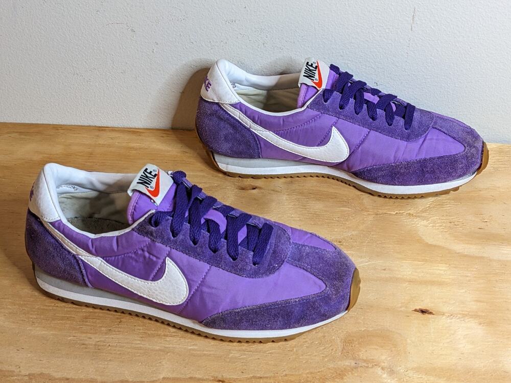 Nike Oceania Womens Sz 7.5 Bright Violet Retro Running Shoes Sneakers 307165-500